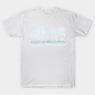 Tropical Beach by Sunset T-Shirt